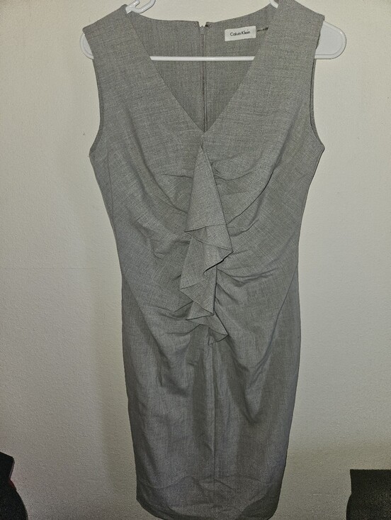 Calvin Klein Dresses & Skirts - Calvin Klein Womans Sleeveless Gray Dress Size S